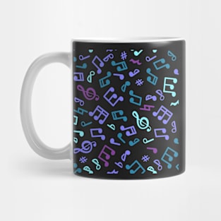 Abstract music notes Mug